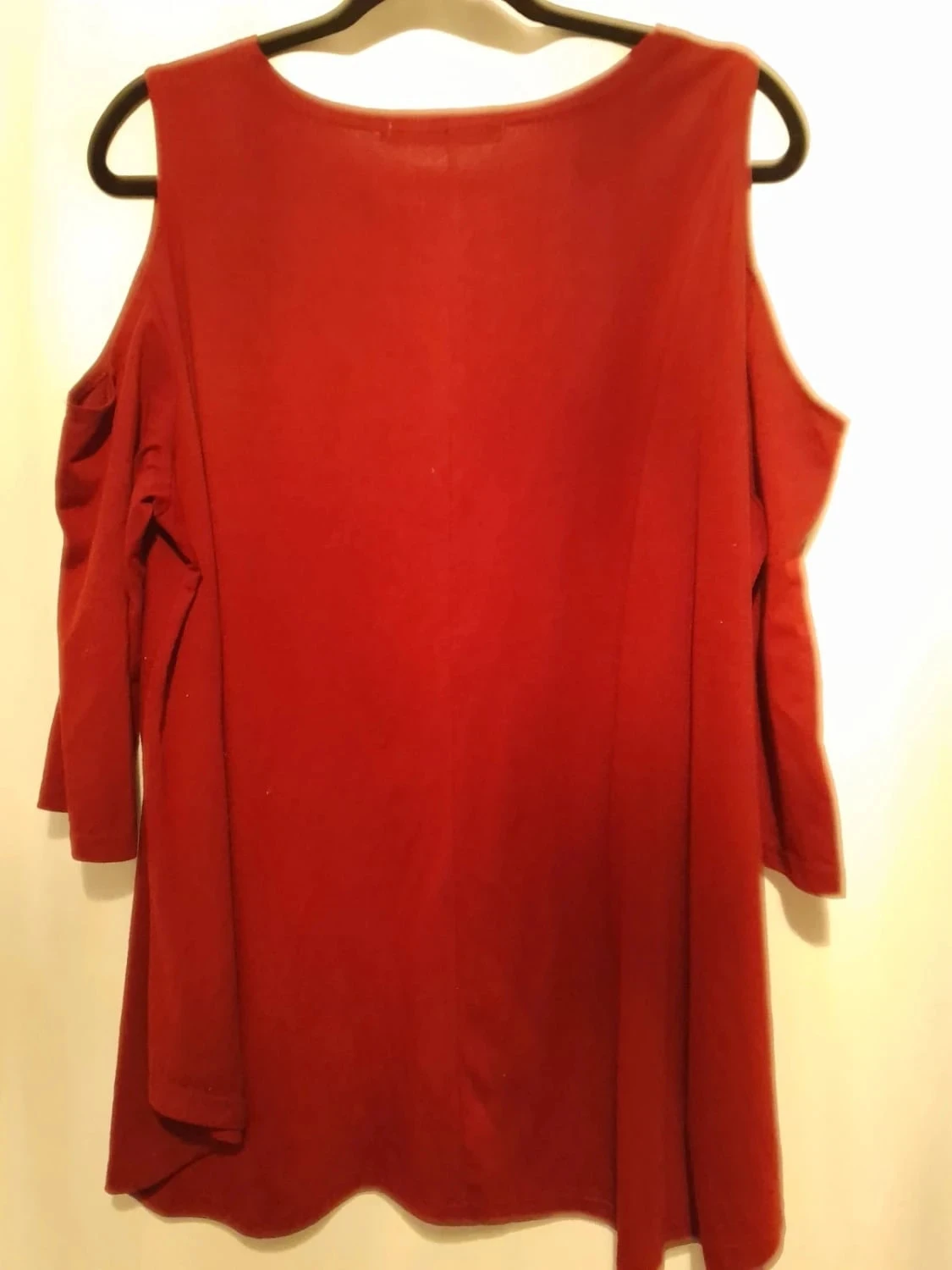 Blouse femme, Taille 4XL, Marque Zanzea, couleur Rouge/Bordeau – photo 6